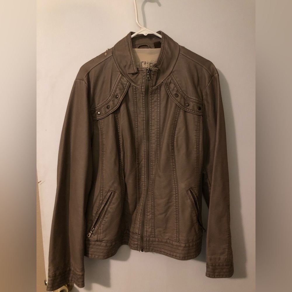 Brown Leather Big Chill Jacket Vintage